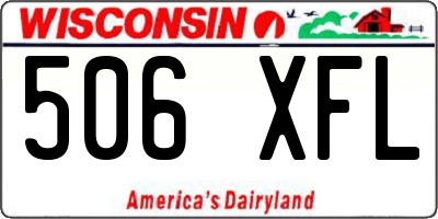 WI license plate 506XFL