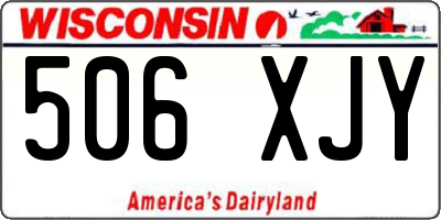 WI license plate 506XJY