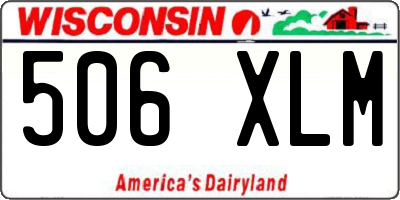 WI license plate 506XLM