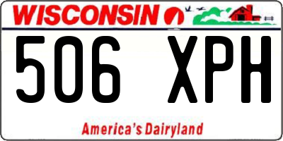 WI license plate 506XPH