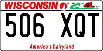 WI license plate 506XQT