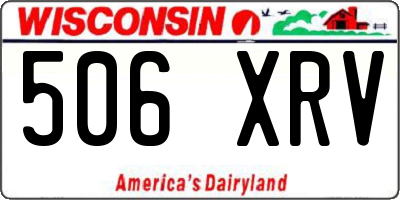 WI license plate 506XRV