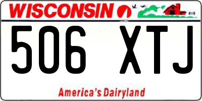 WI license plate 506XTJ