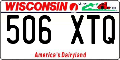 WI license plate 506XTQ