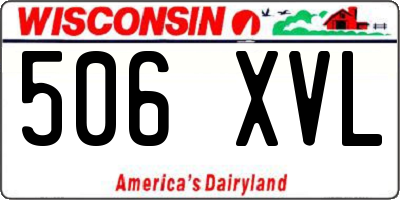 WI license plate 506XVL