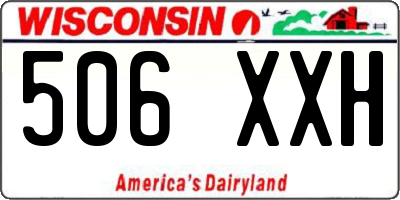 WI license plate 506XXH