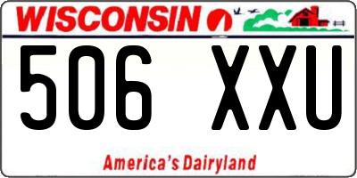WI license plate 506XXU