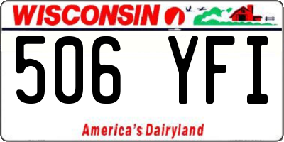 WI license plate 506YFI