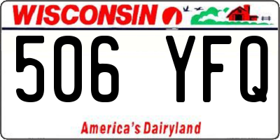 WI license plate 506YFQ