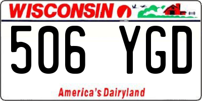 WI license plate 506YGD