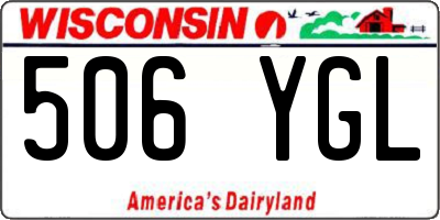 WI license plate 506YGL