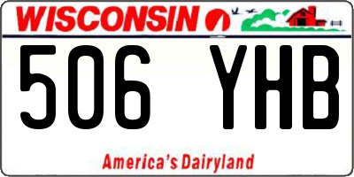 WI license plate 506YHB