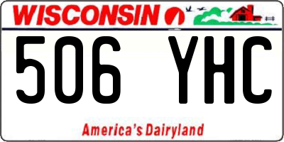 WI license plate 506YHC