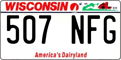 WI license plate 507NFG