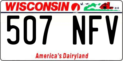 WI license plate 507NFV