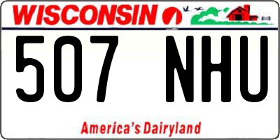WI license plate 507NHU