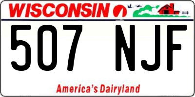 WI license plate 507NJF