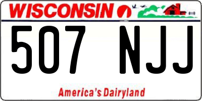 WI license plate 507NJJ