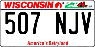 WI license plate 507NJV