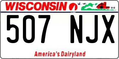 WI license plate 507NJX