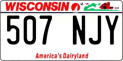 WI license plate 507NJY