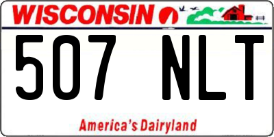 WI license plate 507NLT