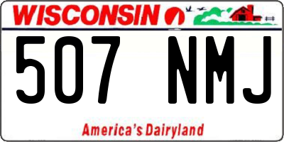 WI license plate 507NMJ