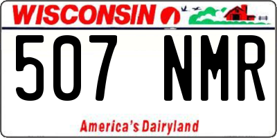 WI license plate 507NMR