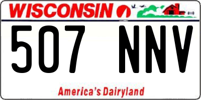 WI license plate 507NNV