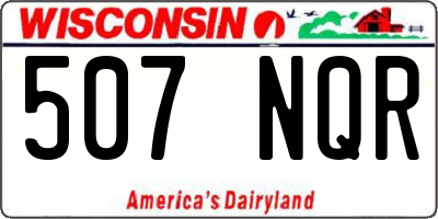 WI license plate 507NQR