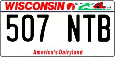 WI license plate 507NTB