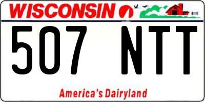 WI license plate 507NTT