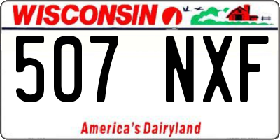 WI license plate 507NXF