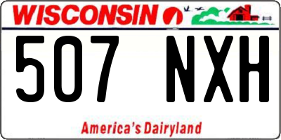 WI license plate 507NXH