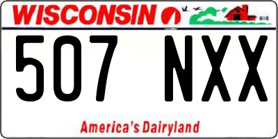 WI license plate 507NXX