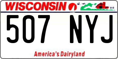 WI license plate 507NYJ