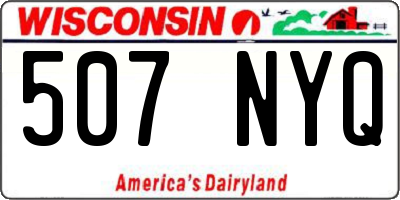 WI license plate 507NYQ