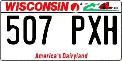 WI license plate 507PXH