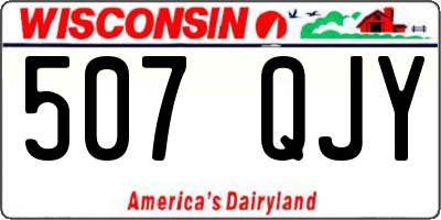 WI license plate 507QJY