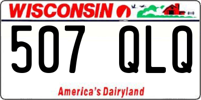 WI license plate 507QLQ