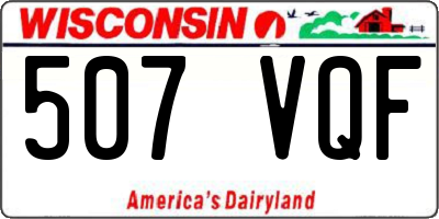WI license plate 507VQF