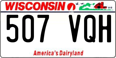 WI license plate 507VQH