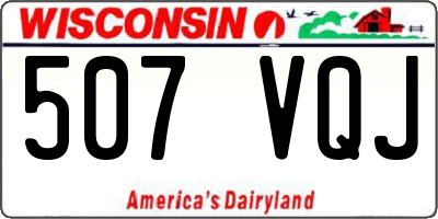 WI license plate 507VQJ