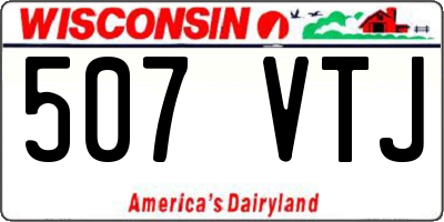 WI license plate 507VTJ