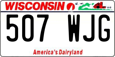 WI license plate 507WJG
