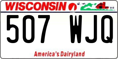 WI license plate 507WJQ