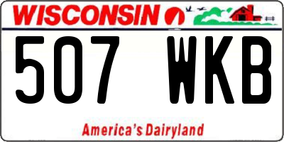WI license plate 507WKB