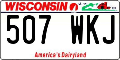 WI license plate 507WKJ