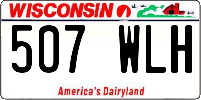 WI license plate 507WLH