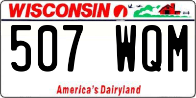 WI license plate 507WQM